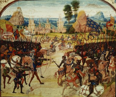 Battle of Poitiers, 1356, from Froissart